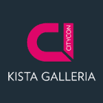 Kista Galleria logotyp på svart bakgrund